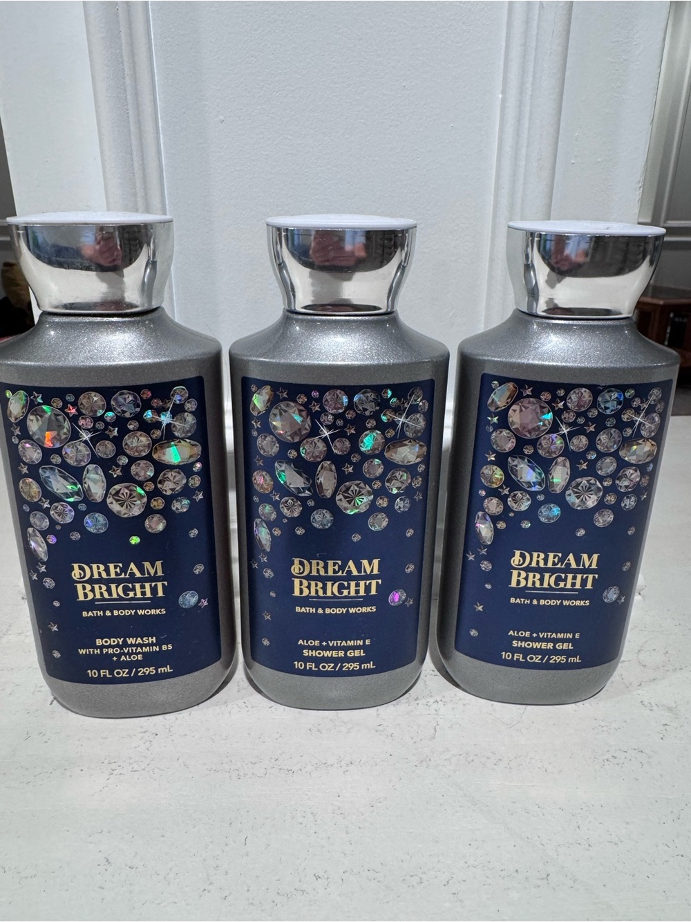 Bath & Body Works Dream Bright Shower Gel - set of 3, 10oz bottles NWT